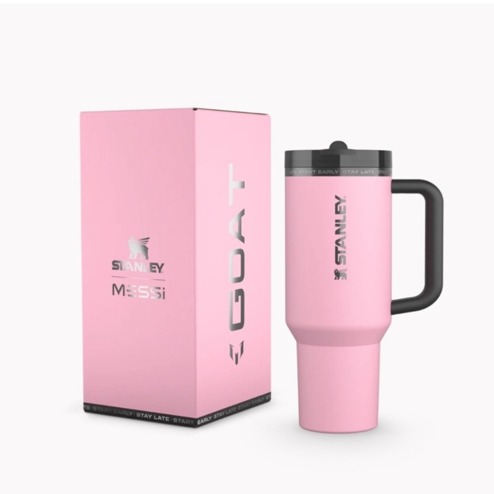 💓🐐 Messi x Stanley 40oz Quencher ProTour Tumbler flowstate tumbler water bottle